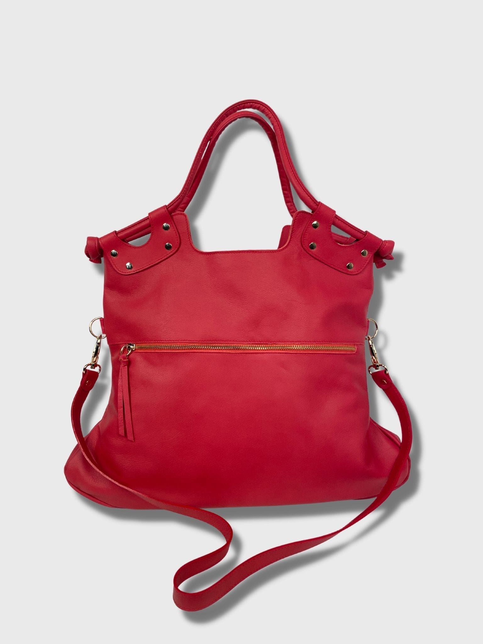 Coral leather handbag new arrivals