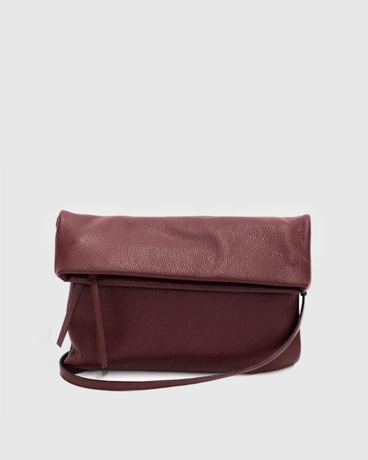 Kendra - Bordeaux Leather Handbag Made in NYC | Pietro NYC